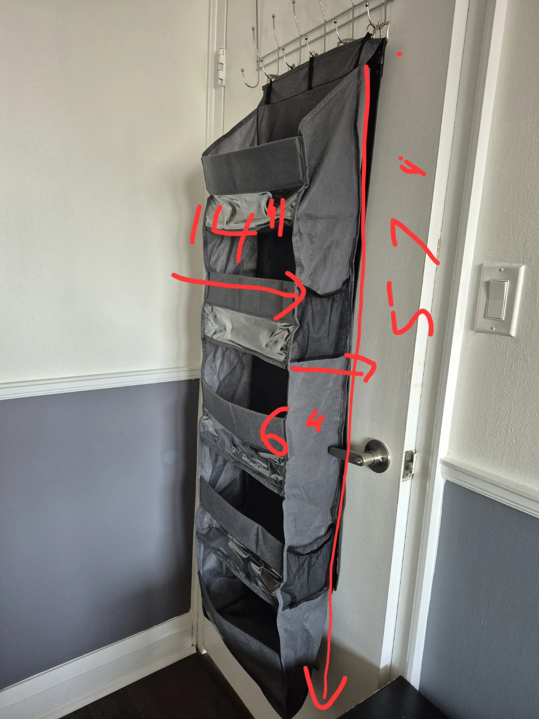 Over-the-Door Closet Organizer - photo 3