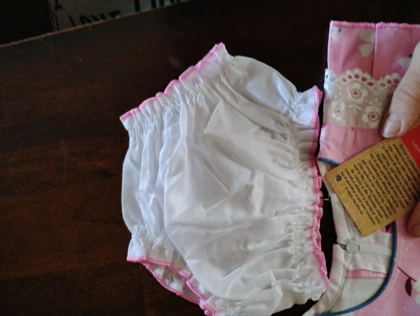 Tini MIni Baby Girl Dress and Bloomers Set - photo 2