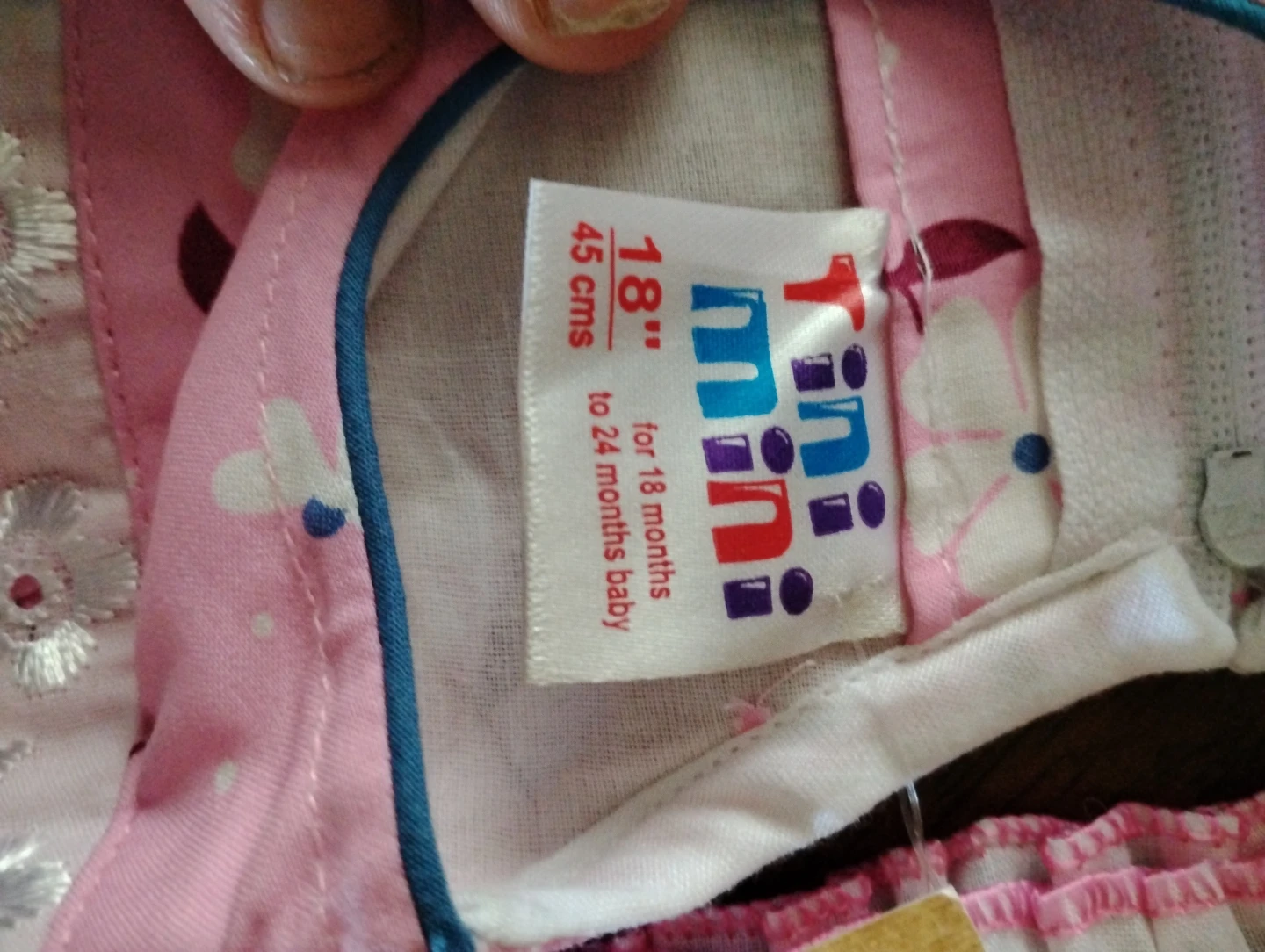 Tini MIni Baby Girl Dress and Bloomers Set - photo 3