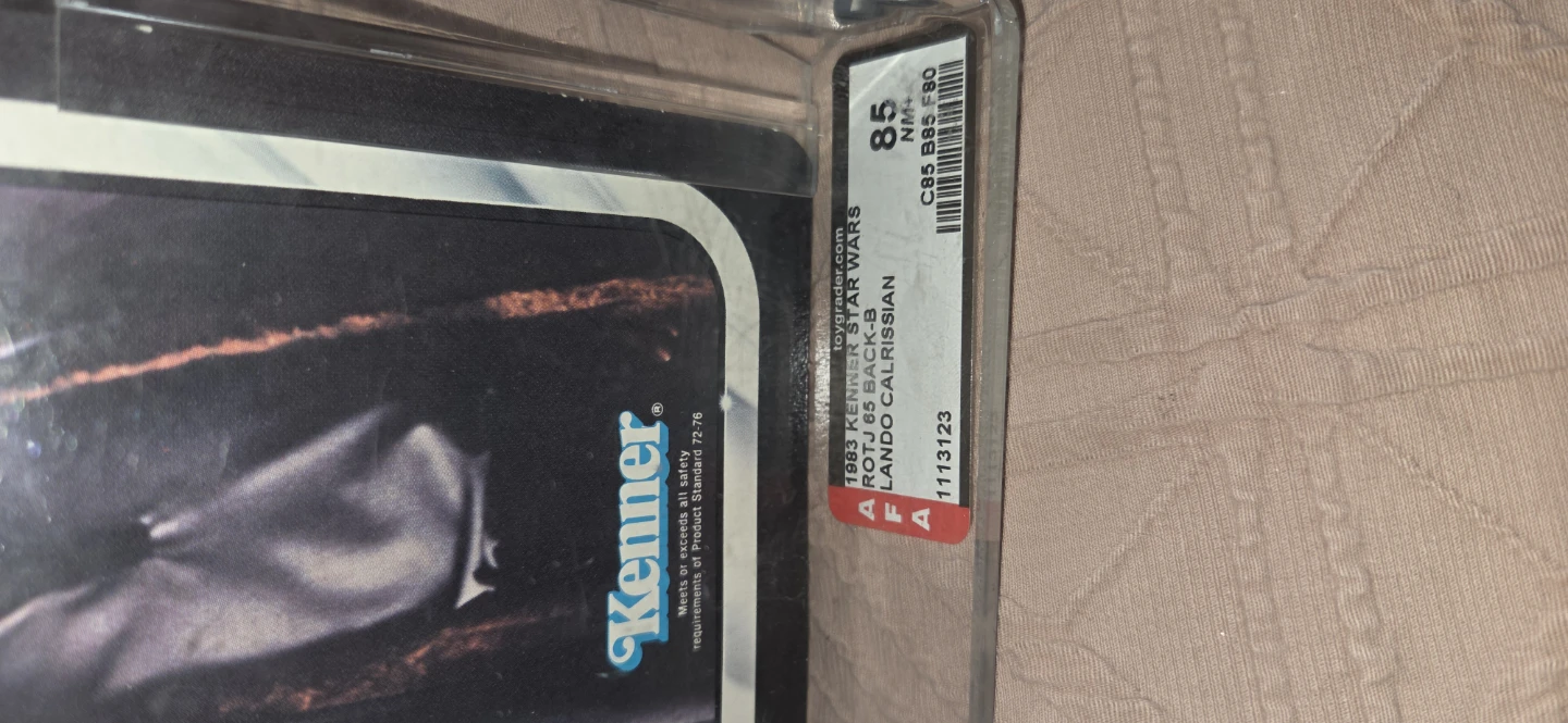 Graded 85 lando Calrissian ROTJ 1983 - photo 2