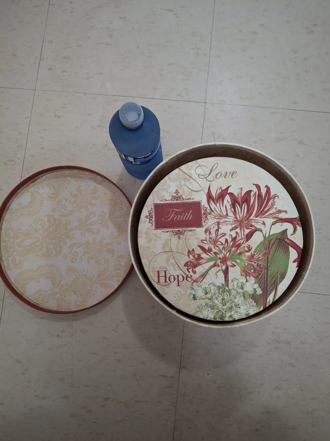 Decorative Round Storage Boxes (Set of 2) - photo 2