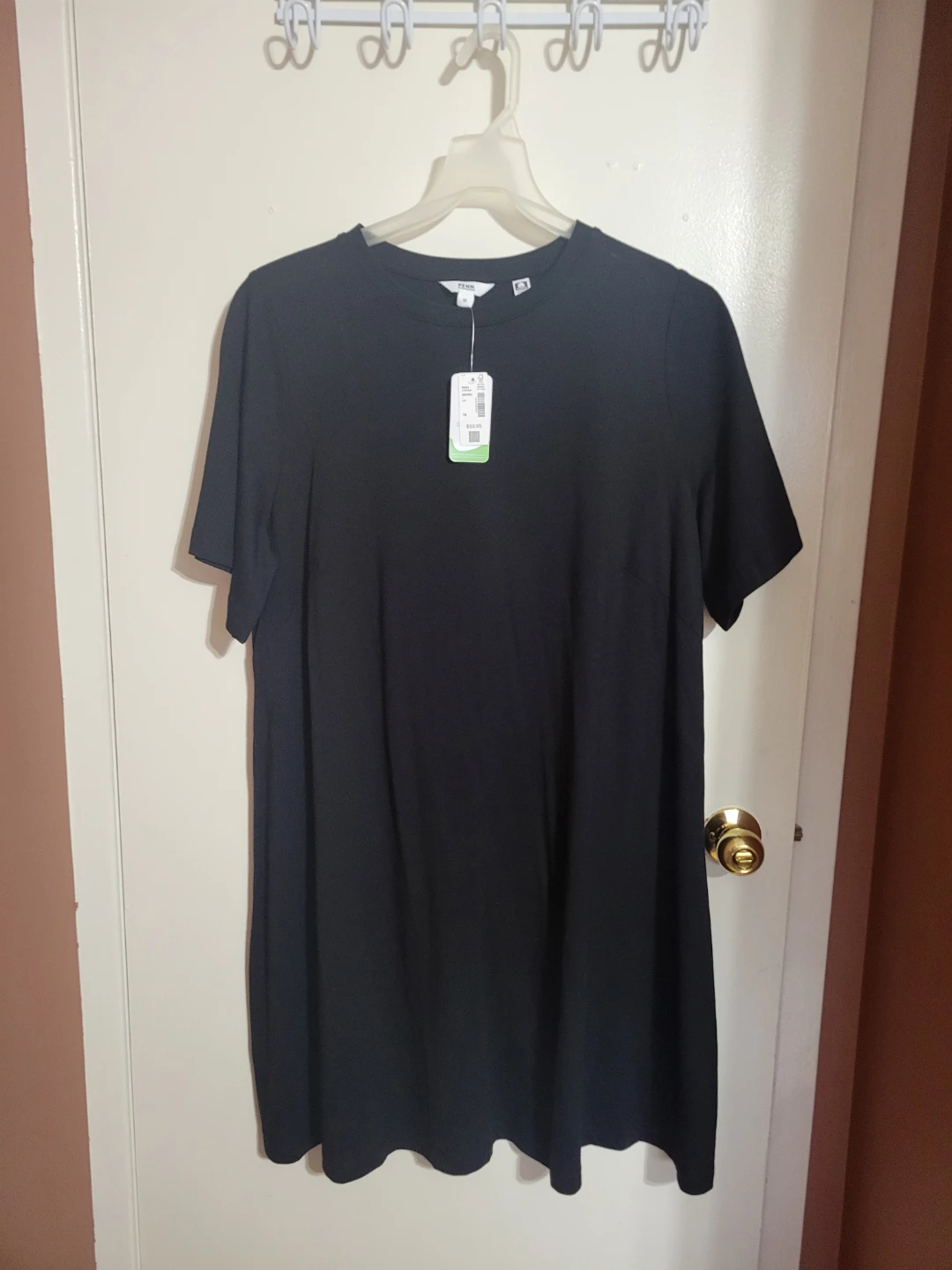 BLACK T-SHIRT DRESS - photo 2