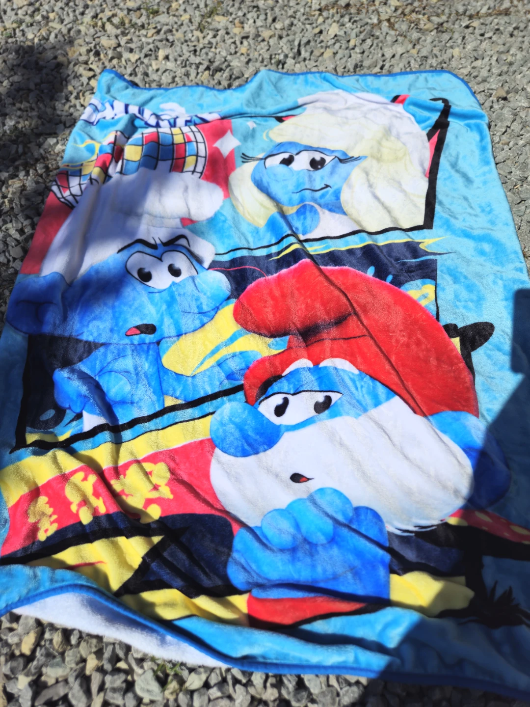 The Smurfs Beach Towel