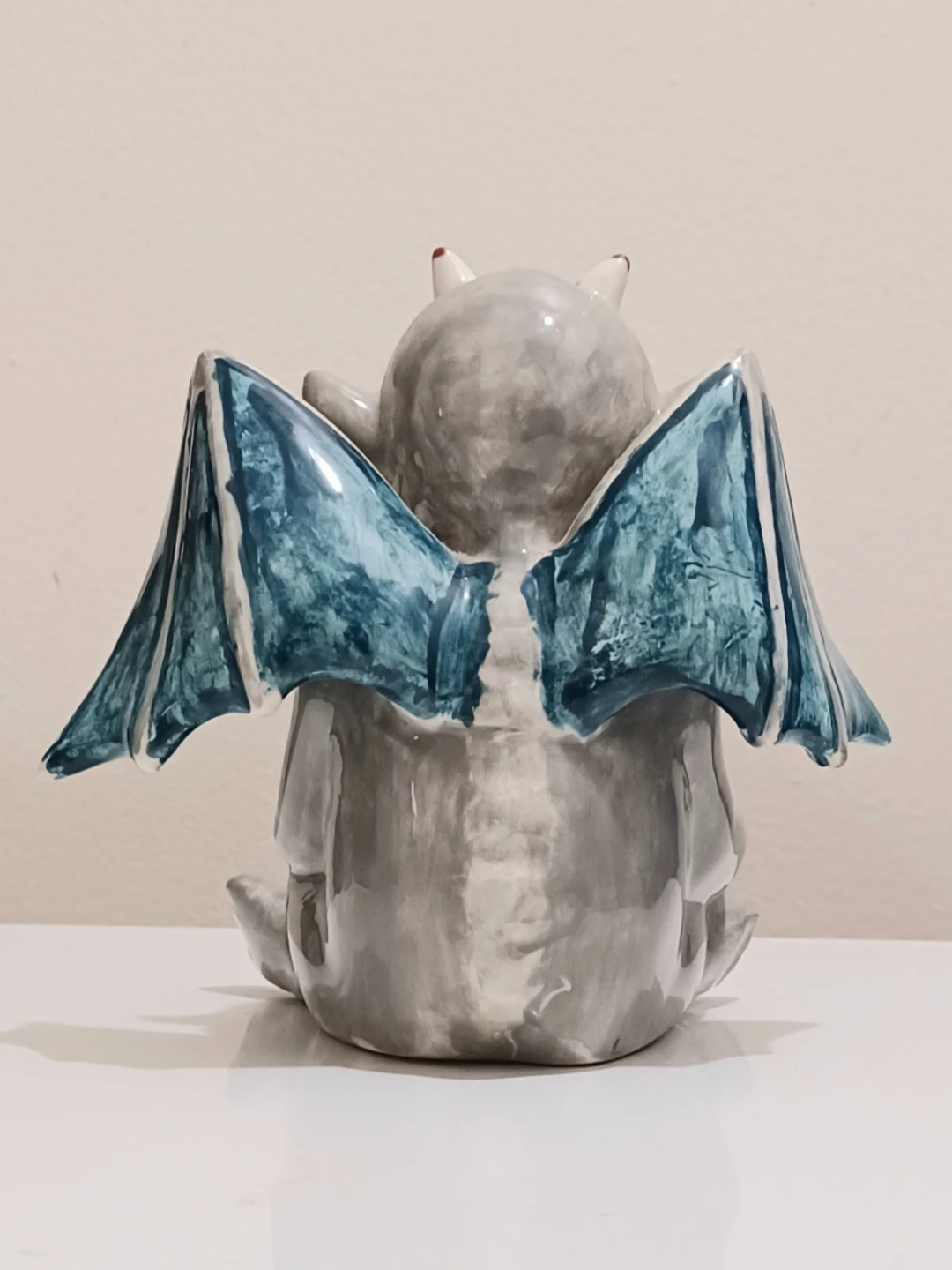 Hand Crafted Ceramic Gargoyle Statue - photo 2