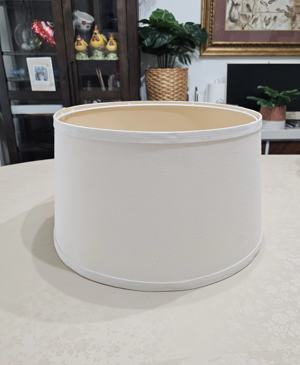 Drum Lamp Shade - Cream