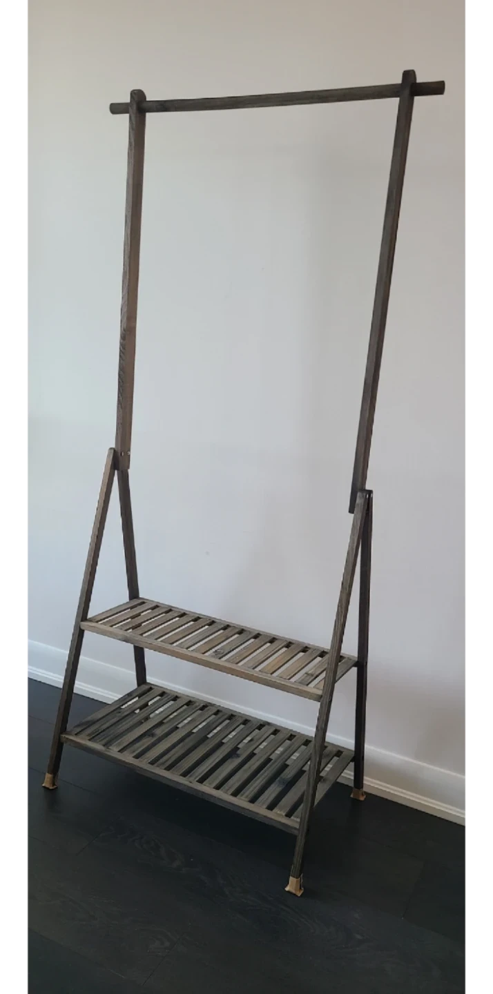 Wooden Plants Rack with Shelves
