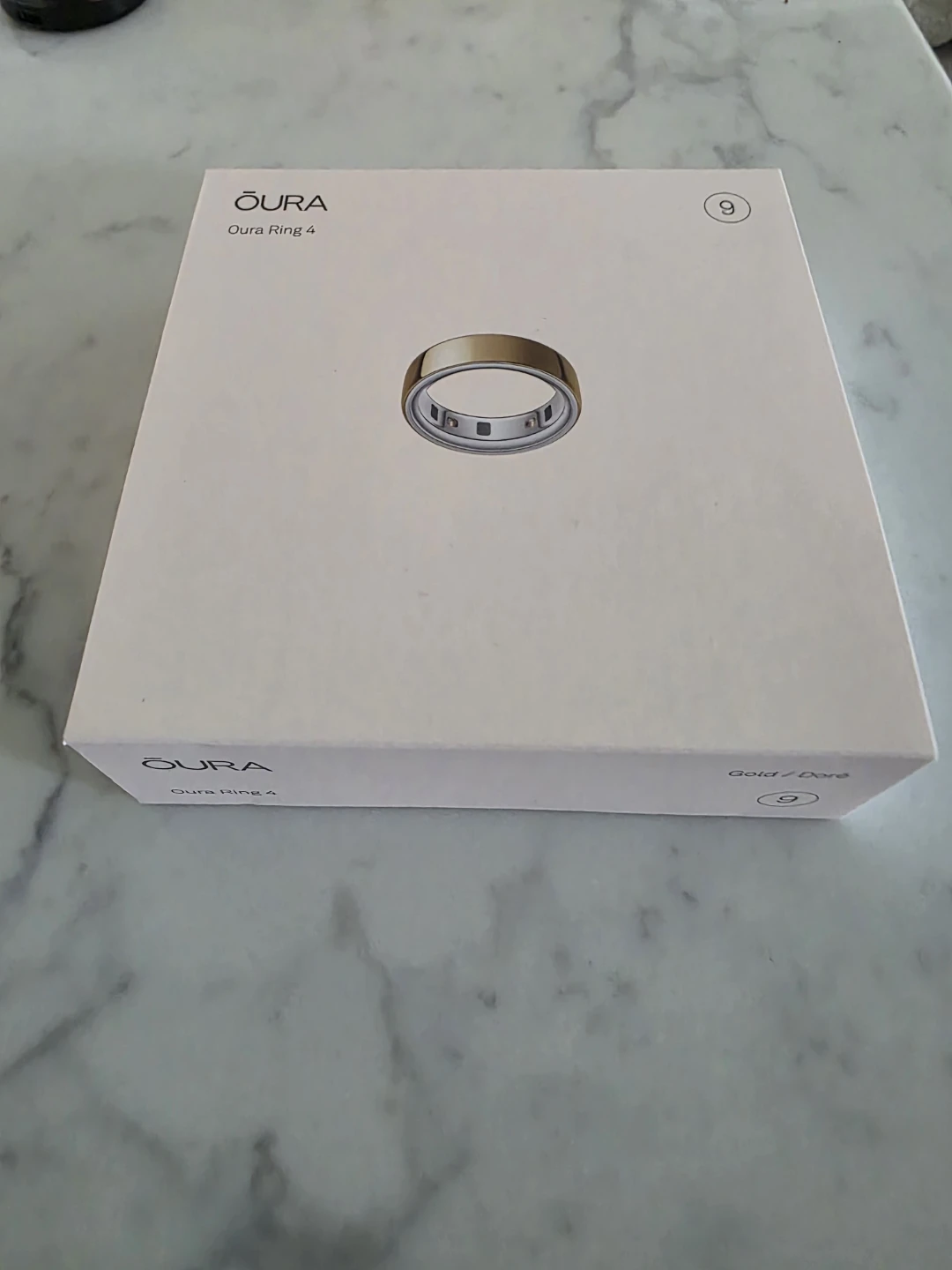 Oura ring 4 - UNOPENED - Size 9 gold