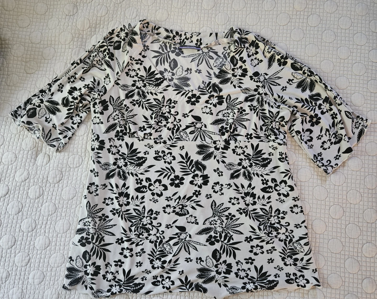 GEORGE XL Maternity Floral Print Top