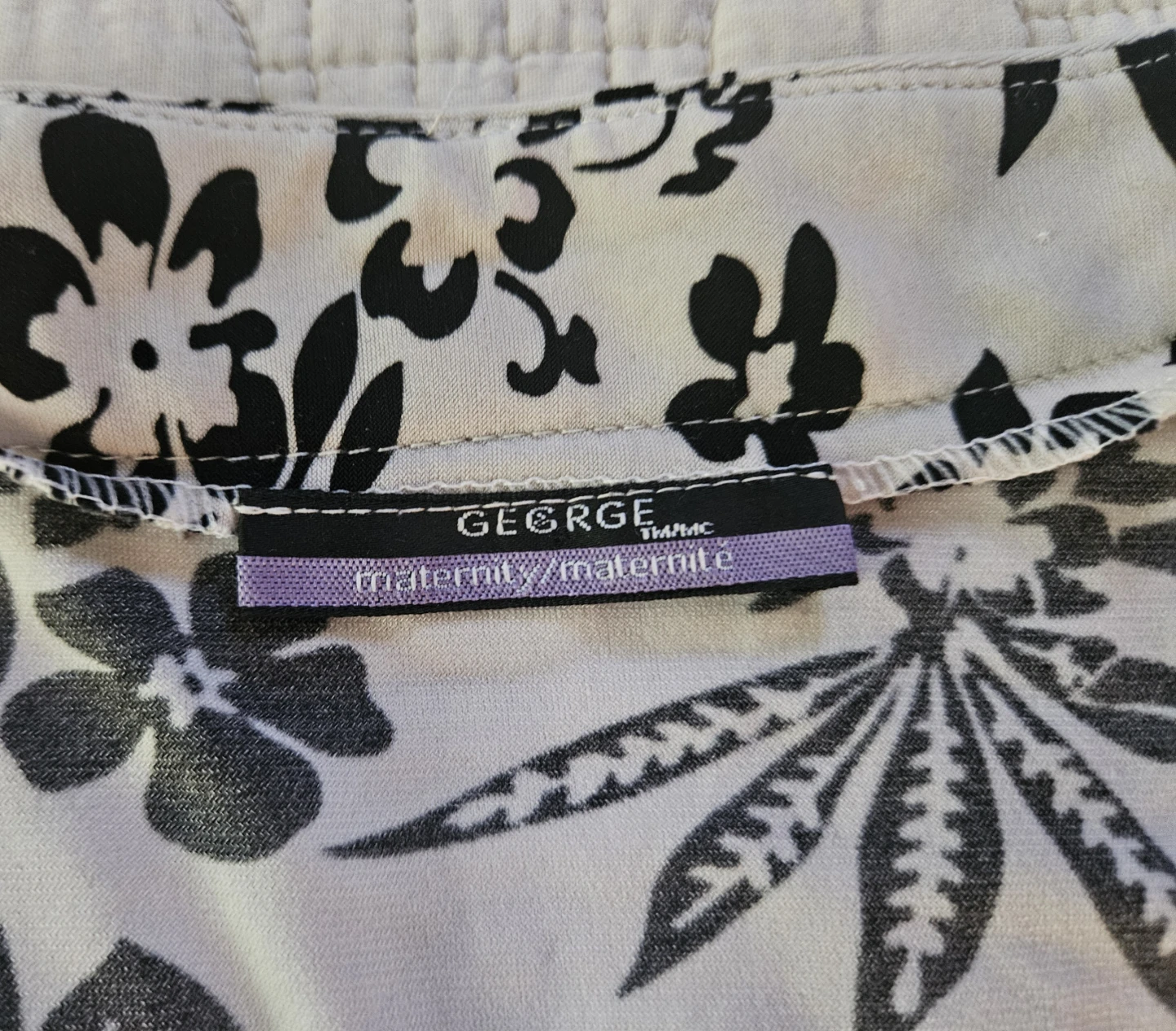 GEORGE XL Maternity Floral Print Top - photo 2