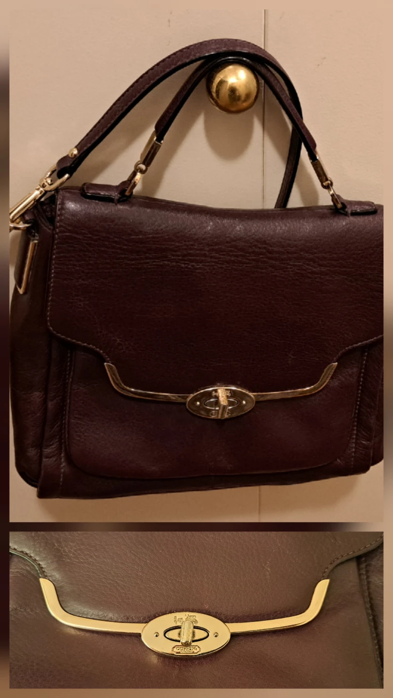 Coach Leather Satchel Handbag