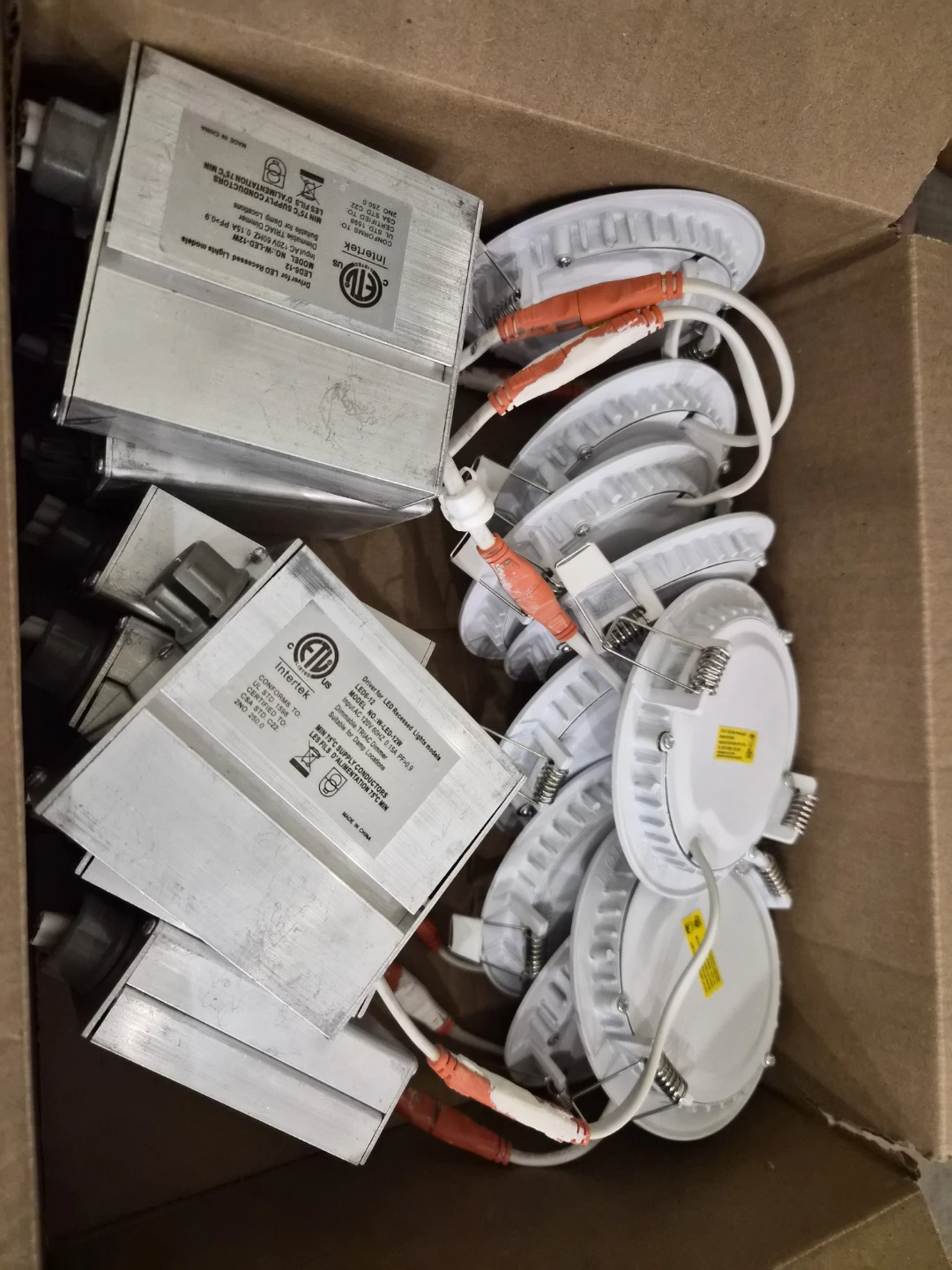 LED Pot Lights 9pcs
