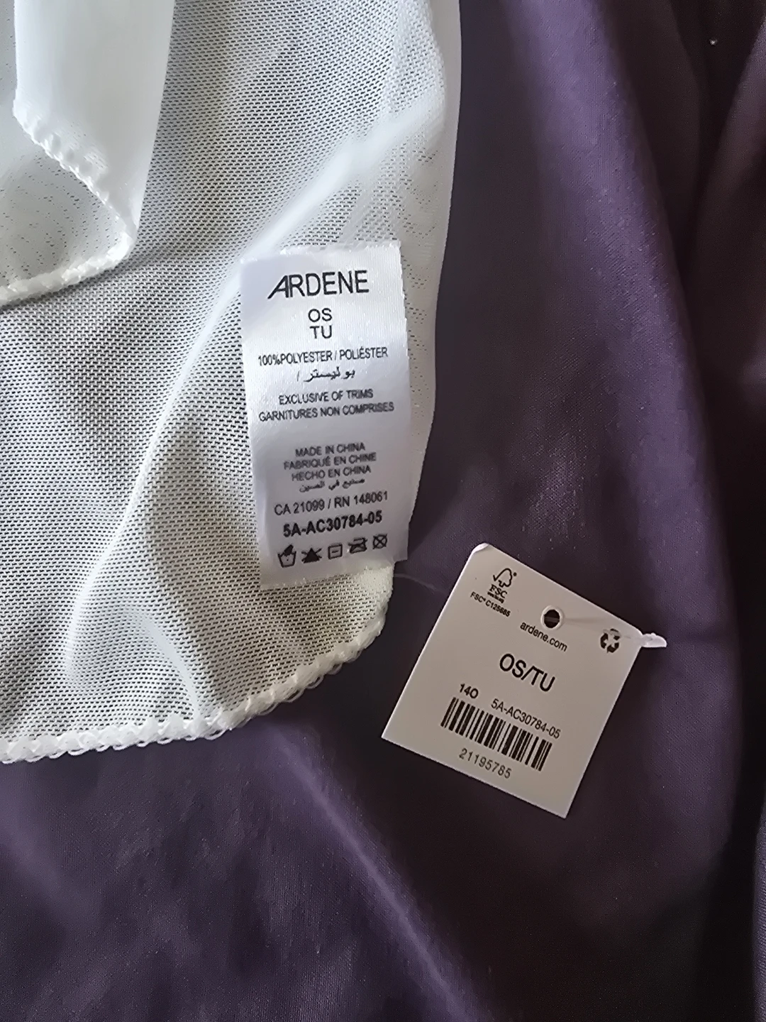 Ardene White Mesh Swim Cover-up Wrap OS - photo 2