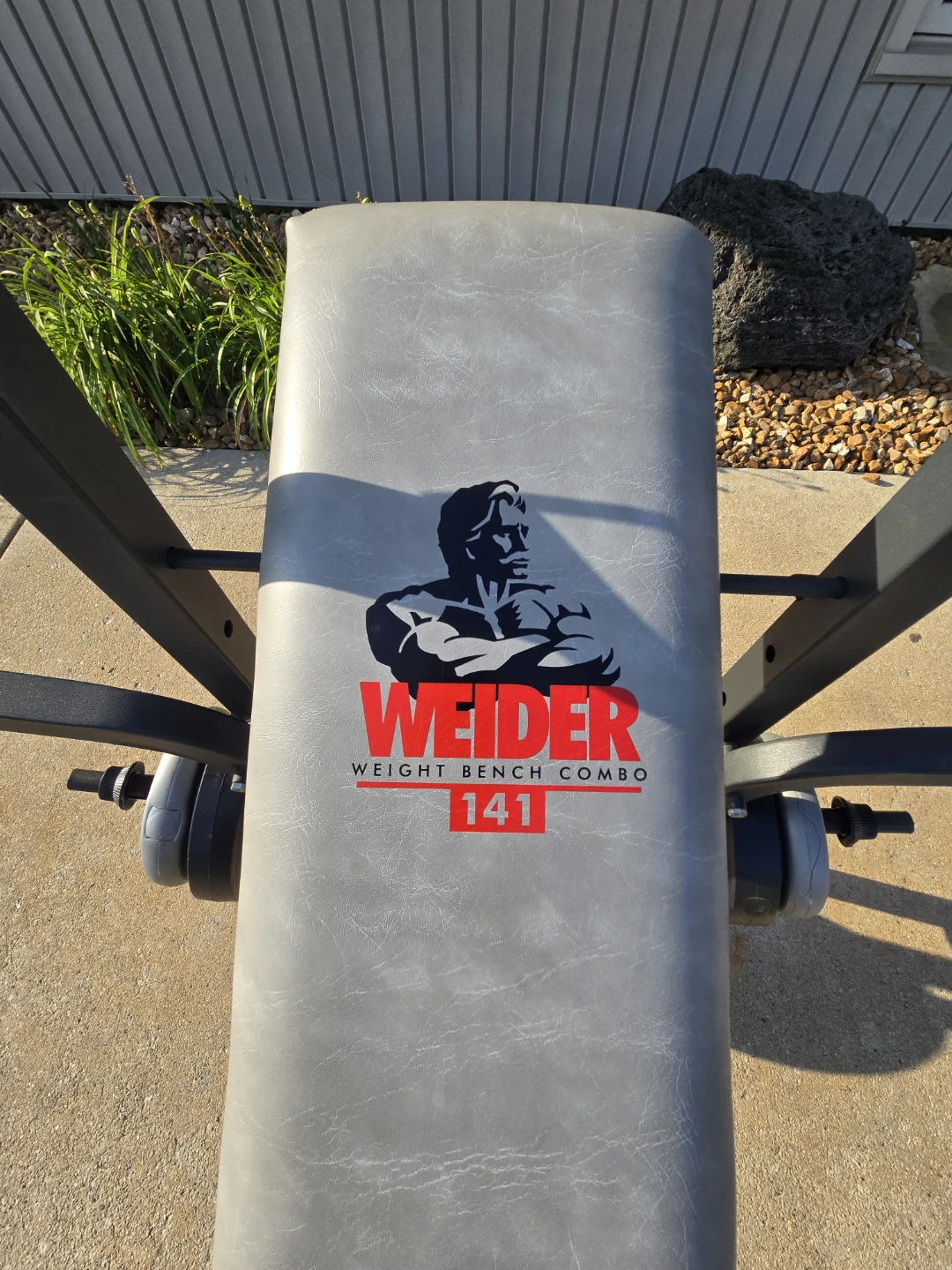 Weider Weight Bench Combo 141 With Weights - photo 2