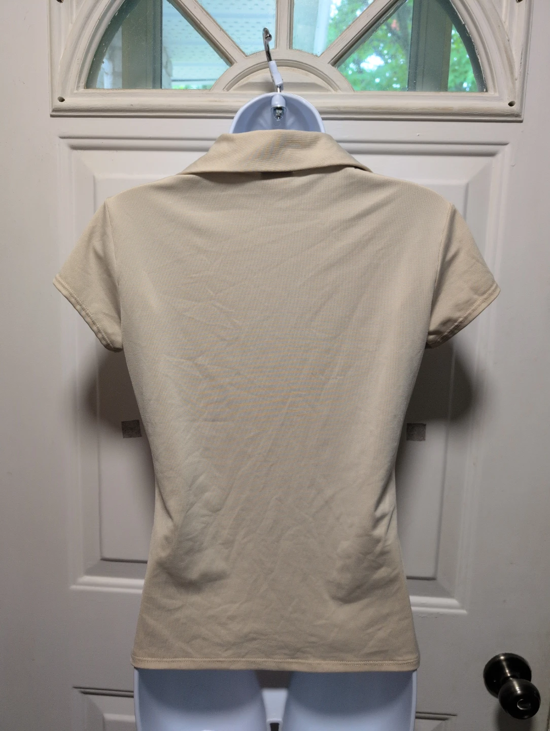 Suzy Shier Women's Beige Polo Shirt - photo 3