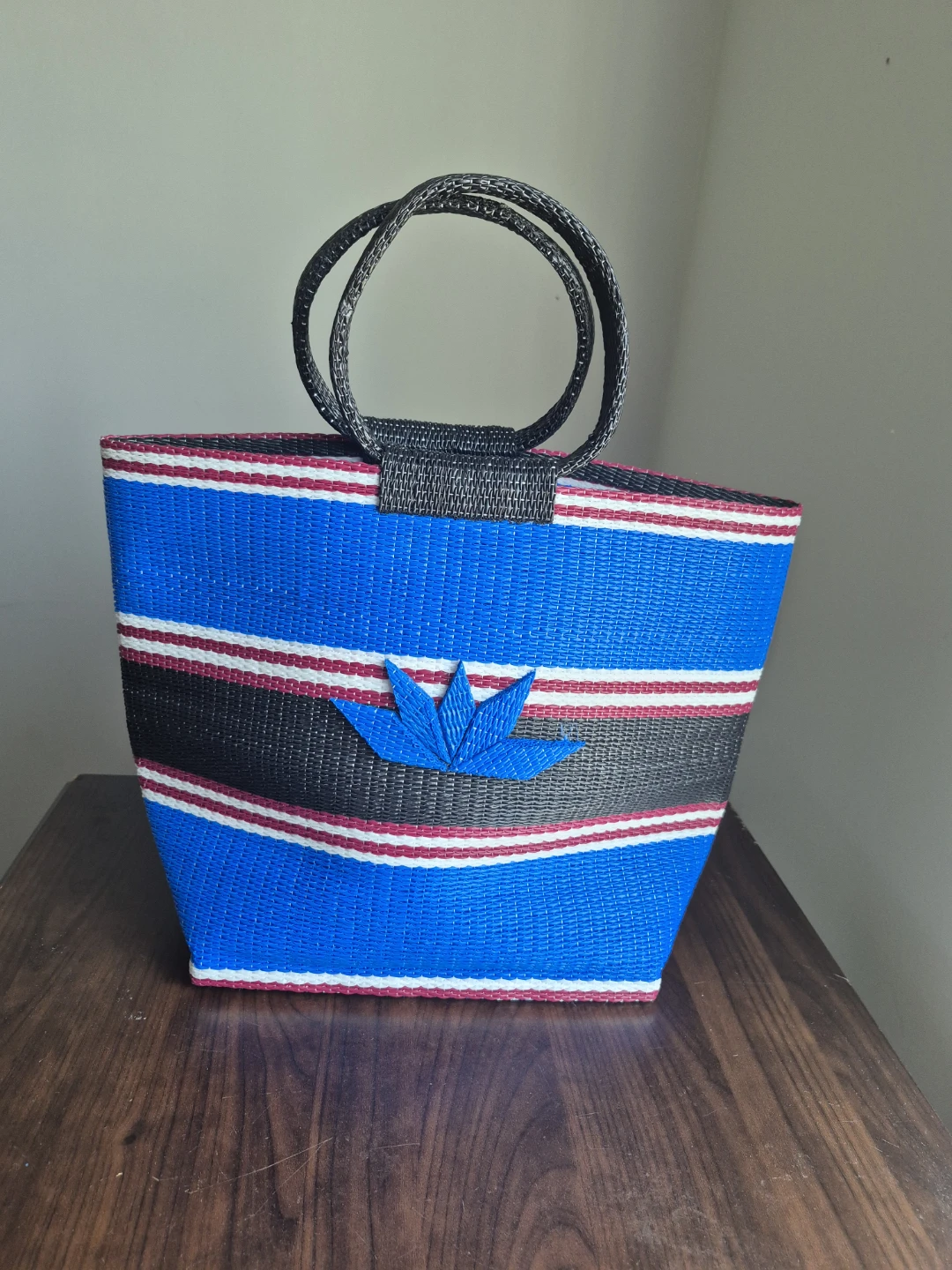 Woven Tote Bag with Handles - photo 4