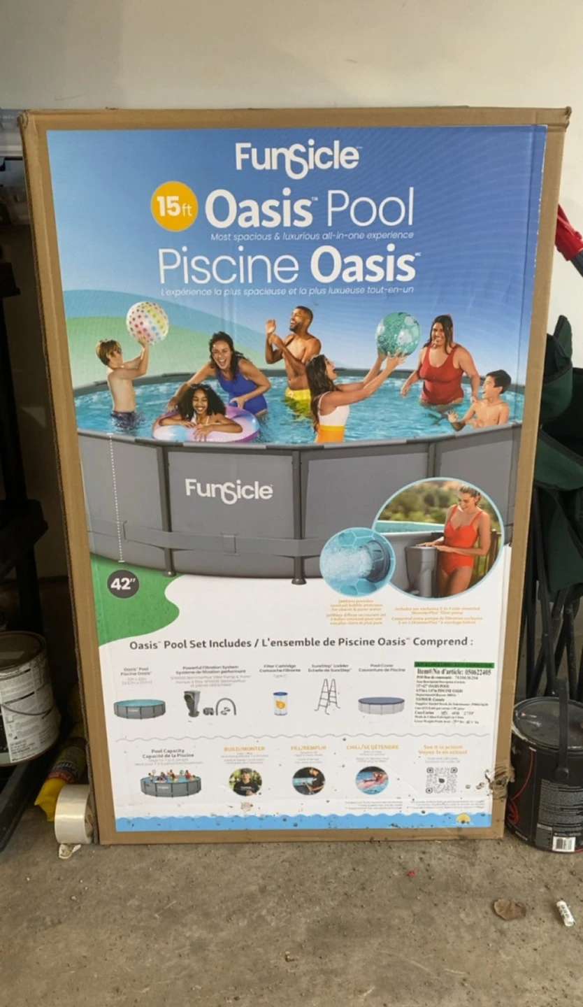 Funsicle 15ft Oasis Pool