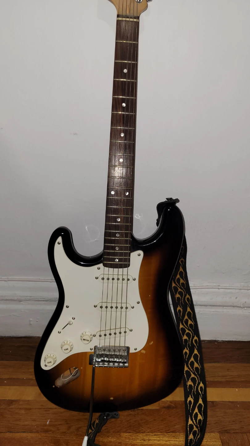 Lefty Squier Strat Electric Guitar