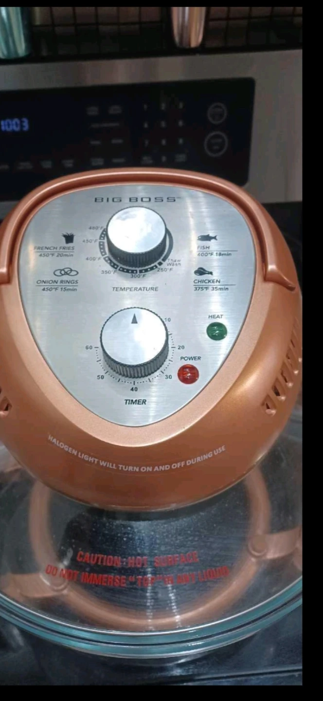 Big Boss Halogen Convection Oven with Accessories