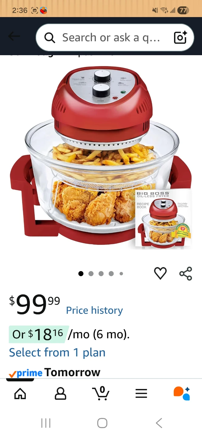 Big Boss Halogen Convection Oven with Accessories - photo 5
