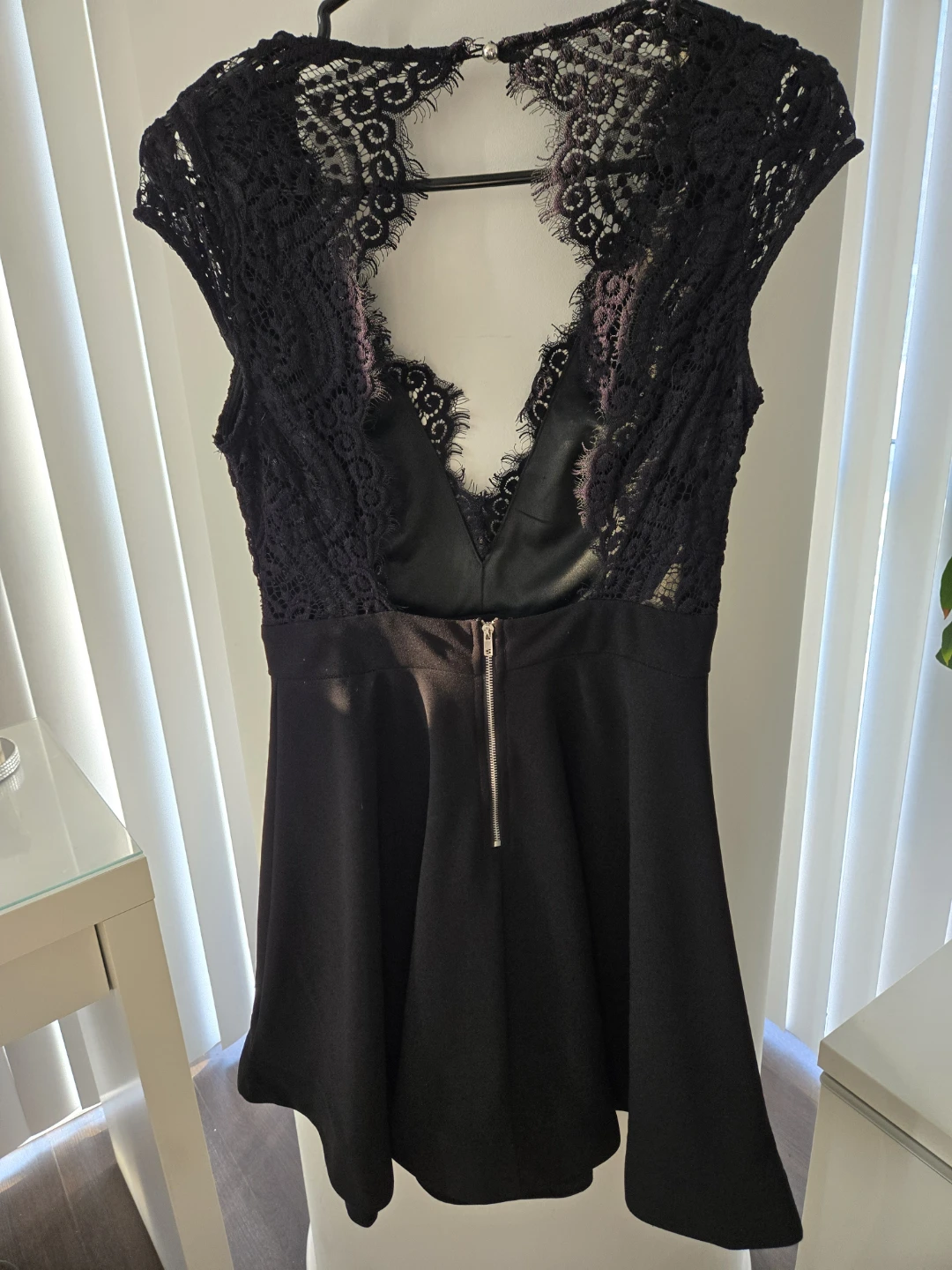 Black Lace Detail Dress - photo 2