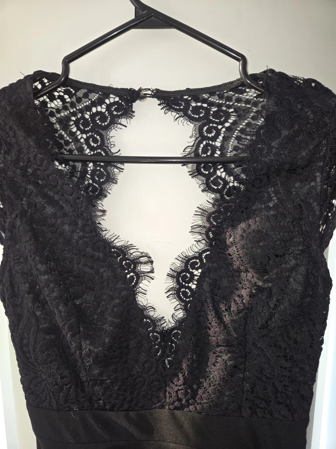 Black Lace Detail Dress - photo 3