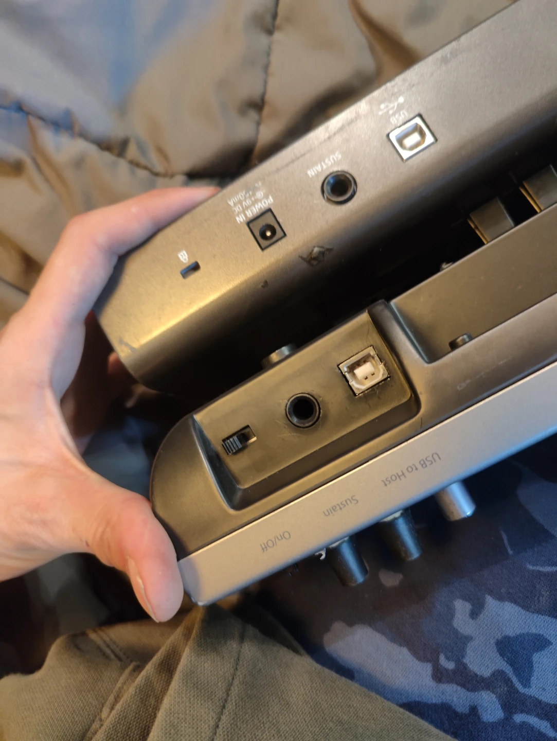 MIDI keyboard piano with drum pad - photo 2