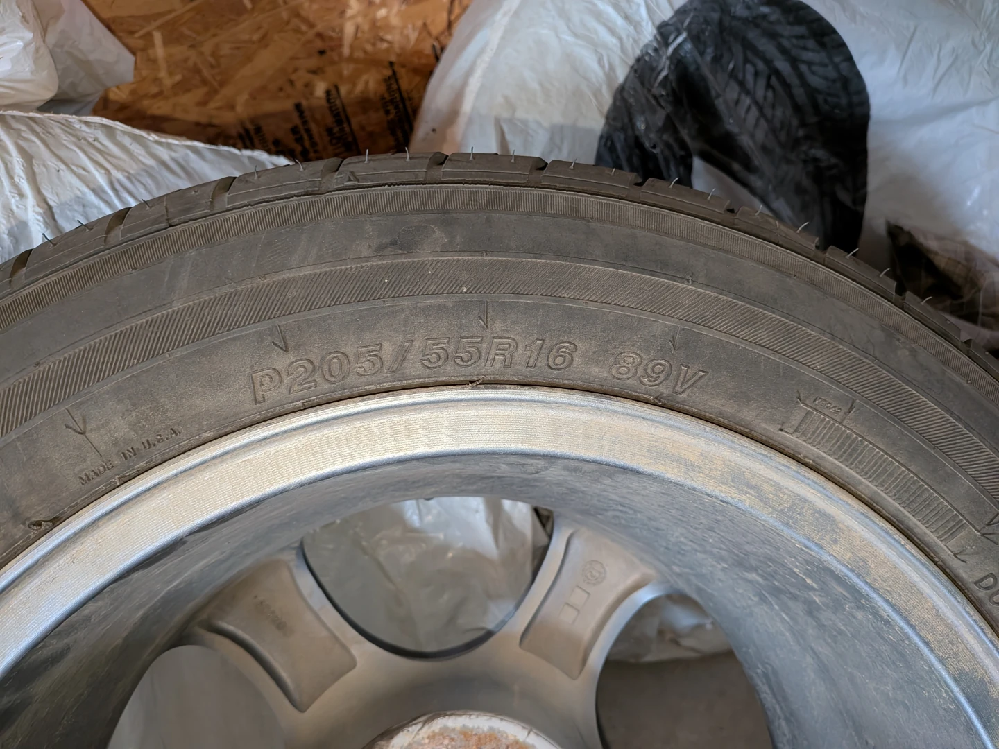 DT 10 hole rims and tires P205/55R16 89V