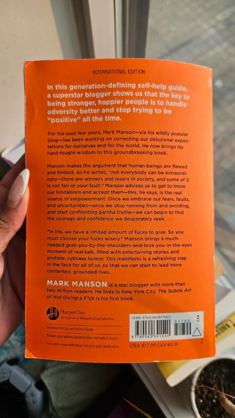 The Subtle Art of Not Giving a F*ck - book - photo 2