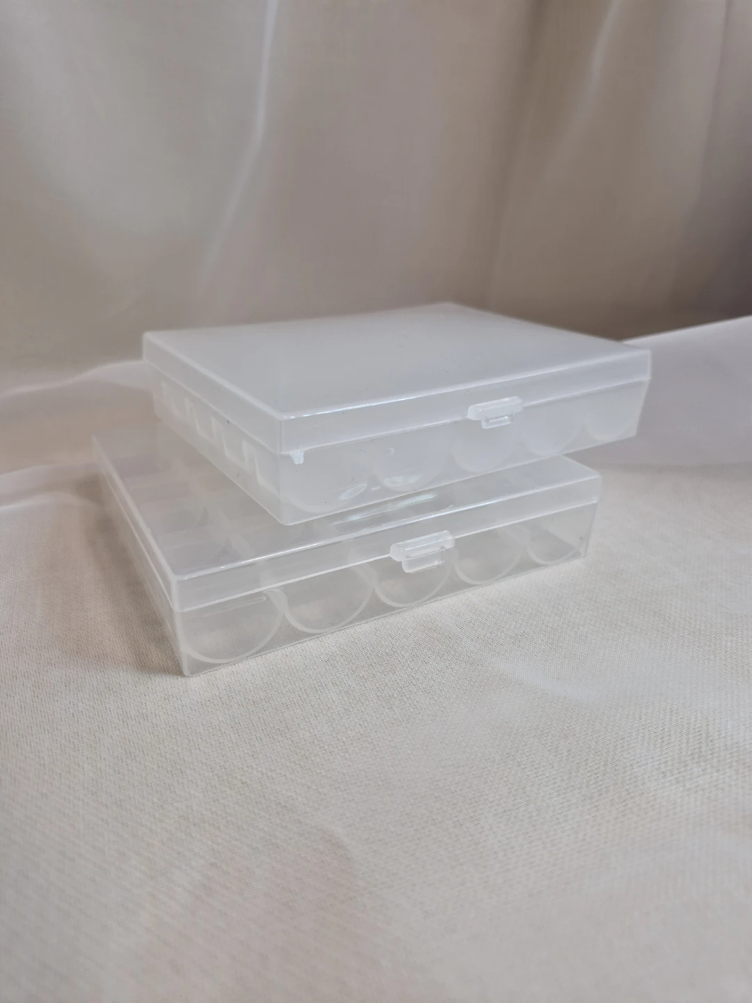 2 Plastic Bobbin Holder Containers each hold 25 - photo 3
