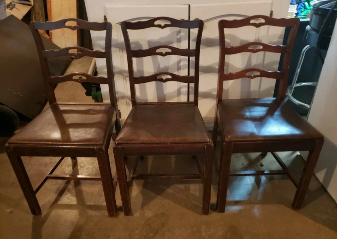Vintage Wood Chairs - photo 5