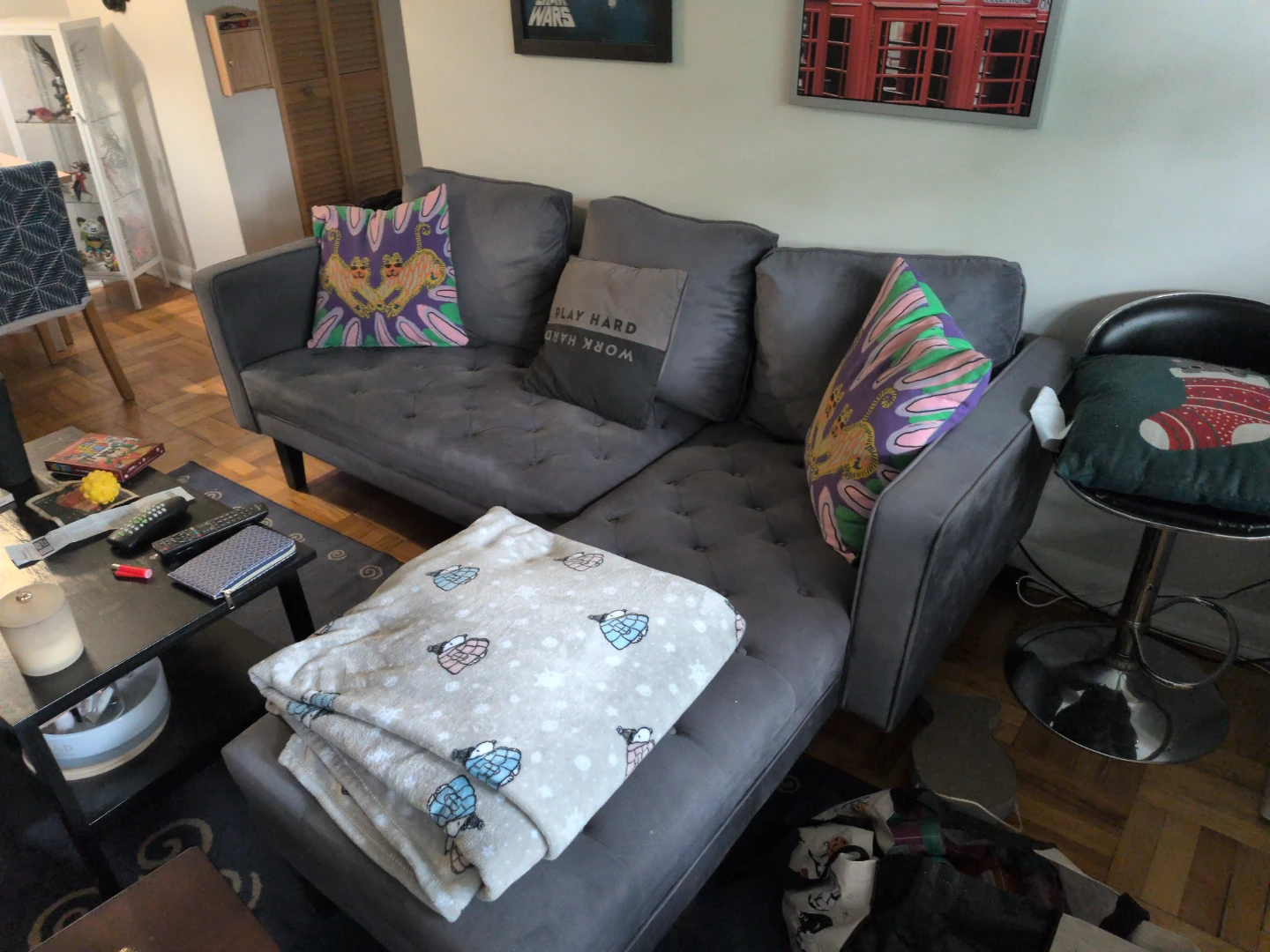 Grey Sectional Sofa - photo 2