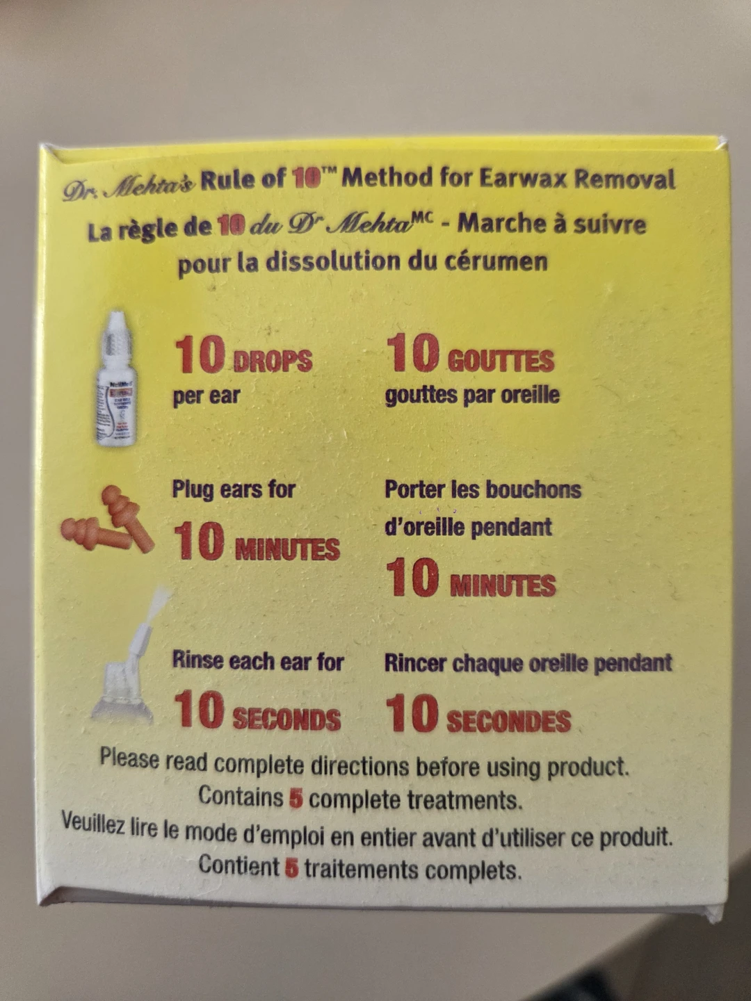 NeilMed ClearCanal Dr. Mehta's Earwax Removal Kit (NEW) - photo 3