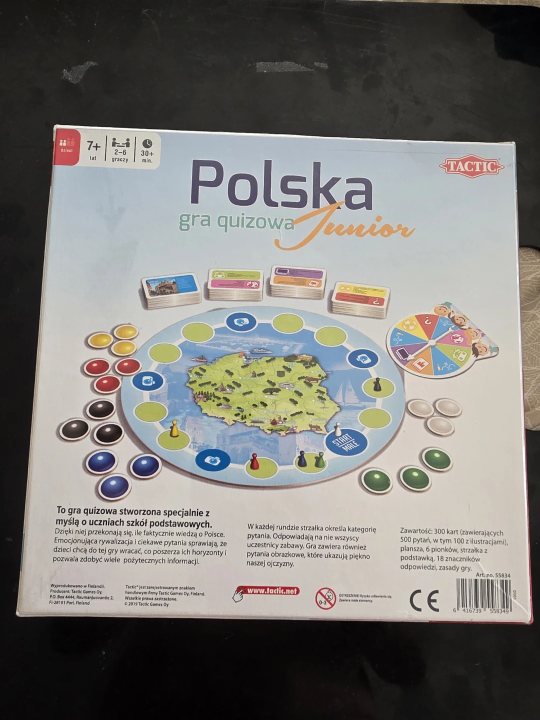 Tactic Polska gra quizowa Junior Board Game - photo 2