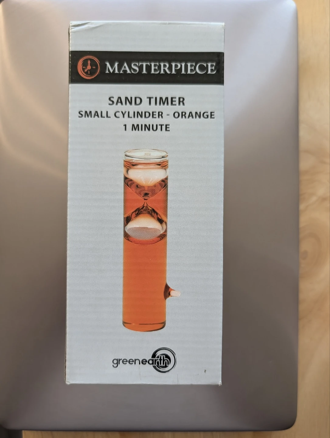 Masterpiece Sand Timer Small Cylinder - Orange 1 Minute