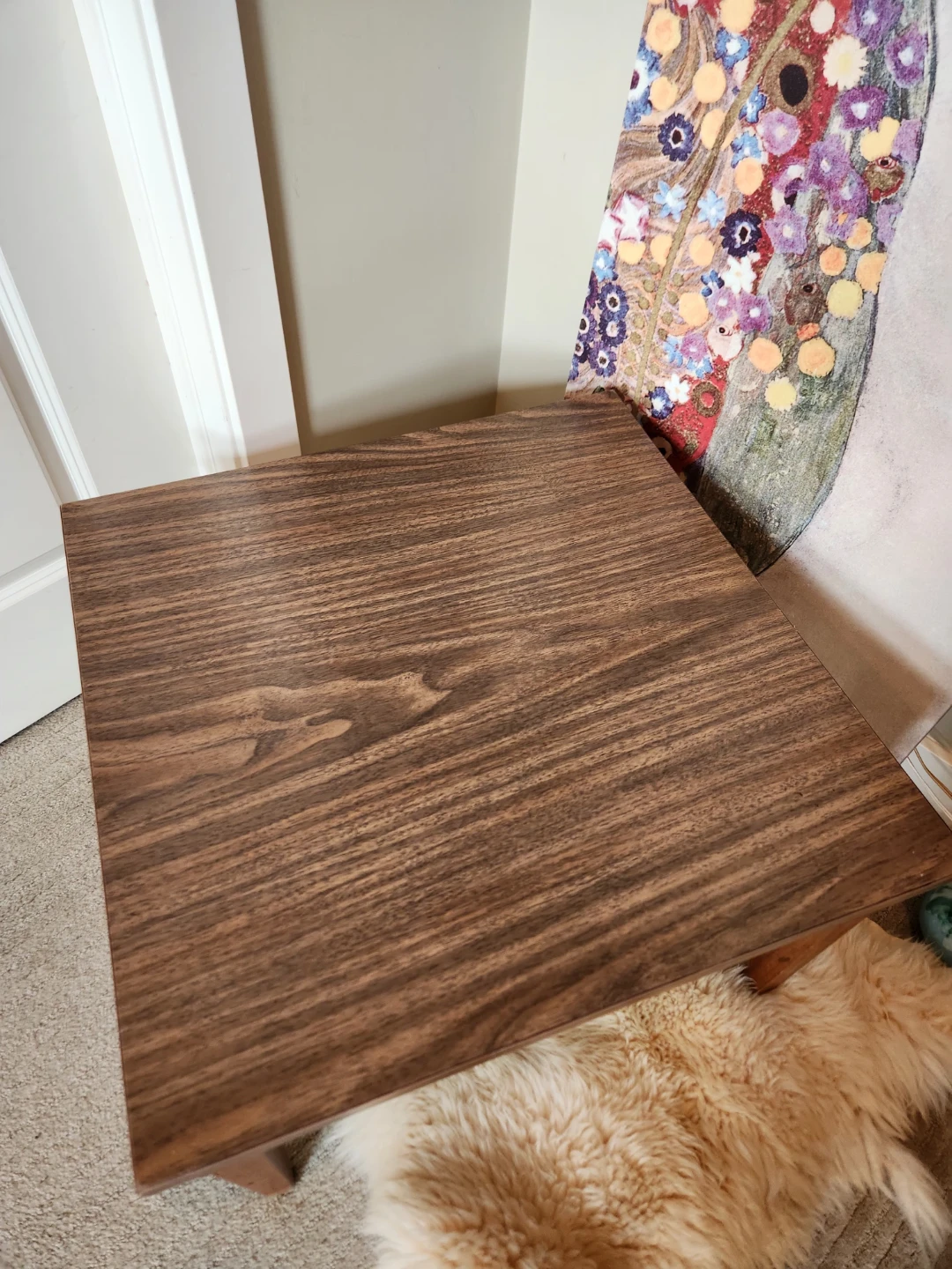 Jazzy 1970s square Side Table - photo 2