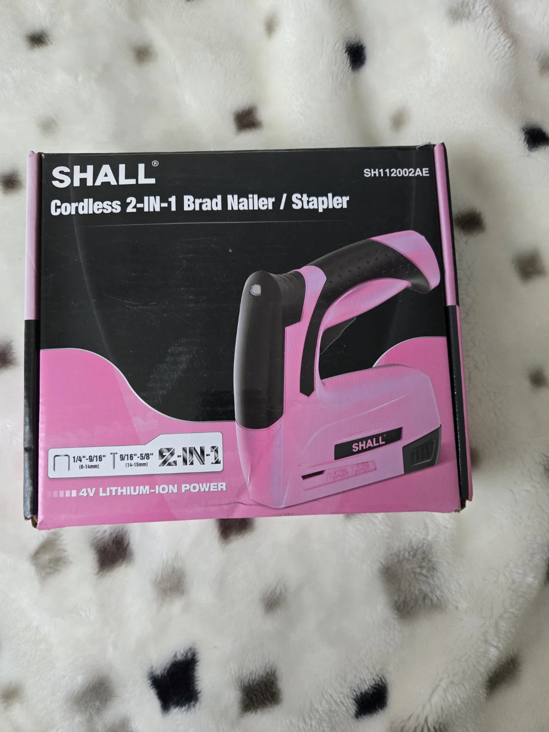 SHALL Cordless 2-IN-1 Brad Nailer / Stapler