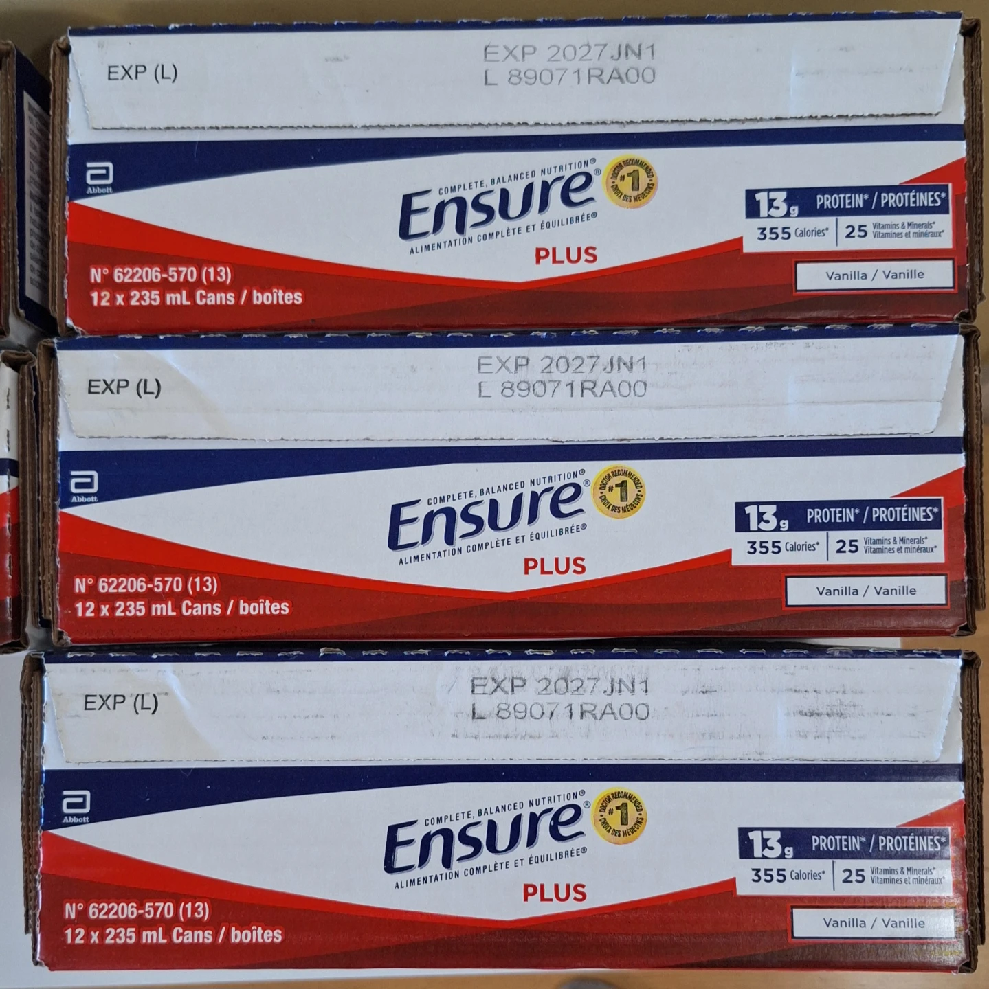 Selling 4 boxes Ensure PLUS Vanilla flavor - photo 3