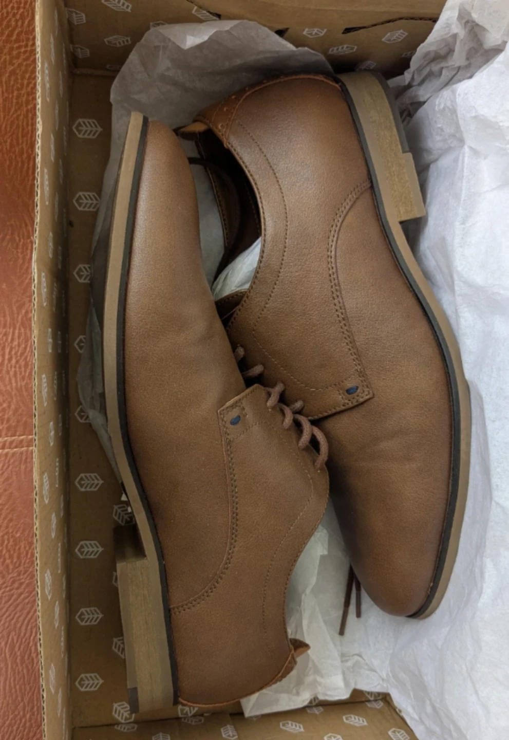 Call It Spring Brown Men's Dress Shoes Size 7 - photo 2