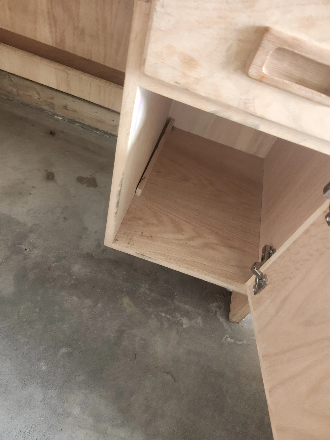 Wooden Desk with Dark Top
