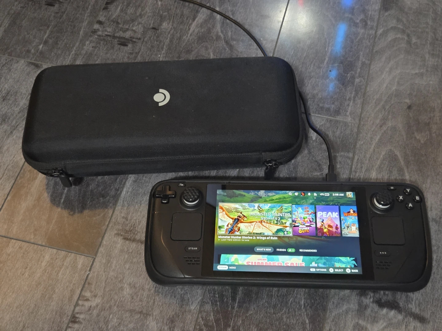 Steam Deck 256GB with Samsung EVO 512GB MicroSD