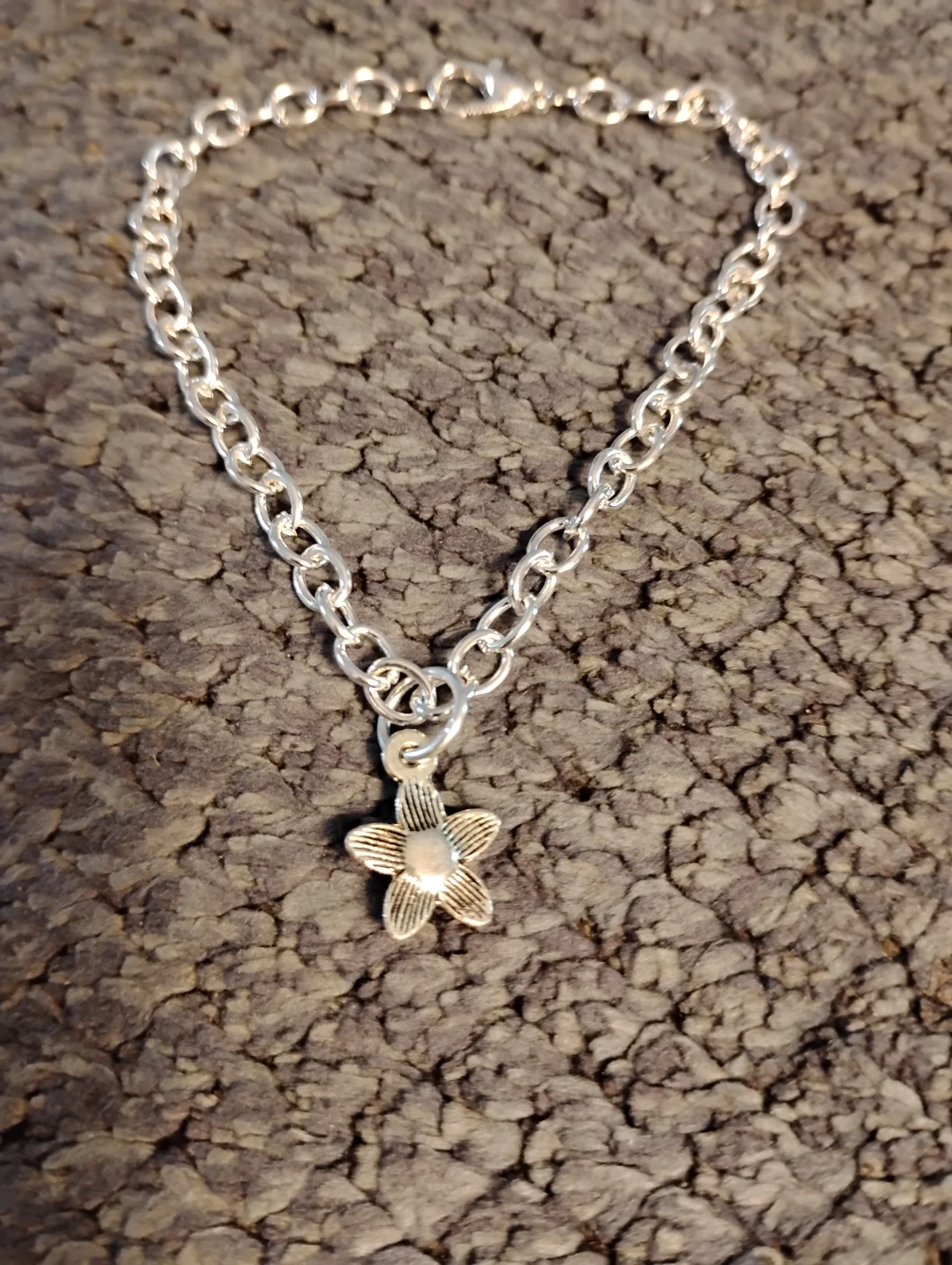 Silver Bracelet with Sunflower Charm - photo 2
