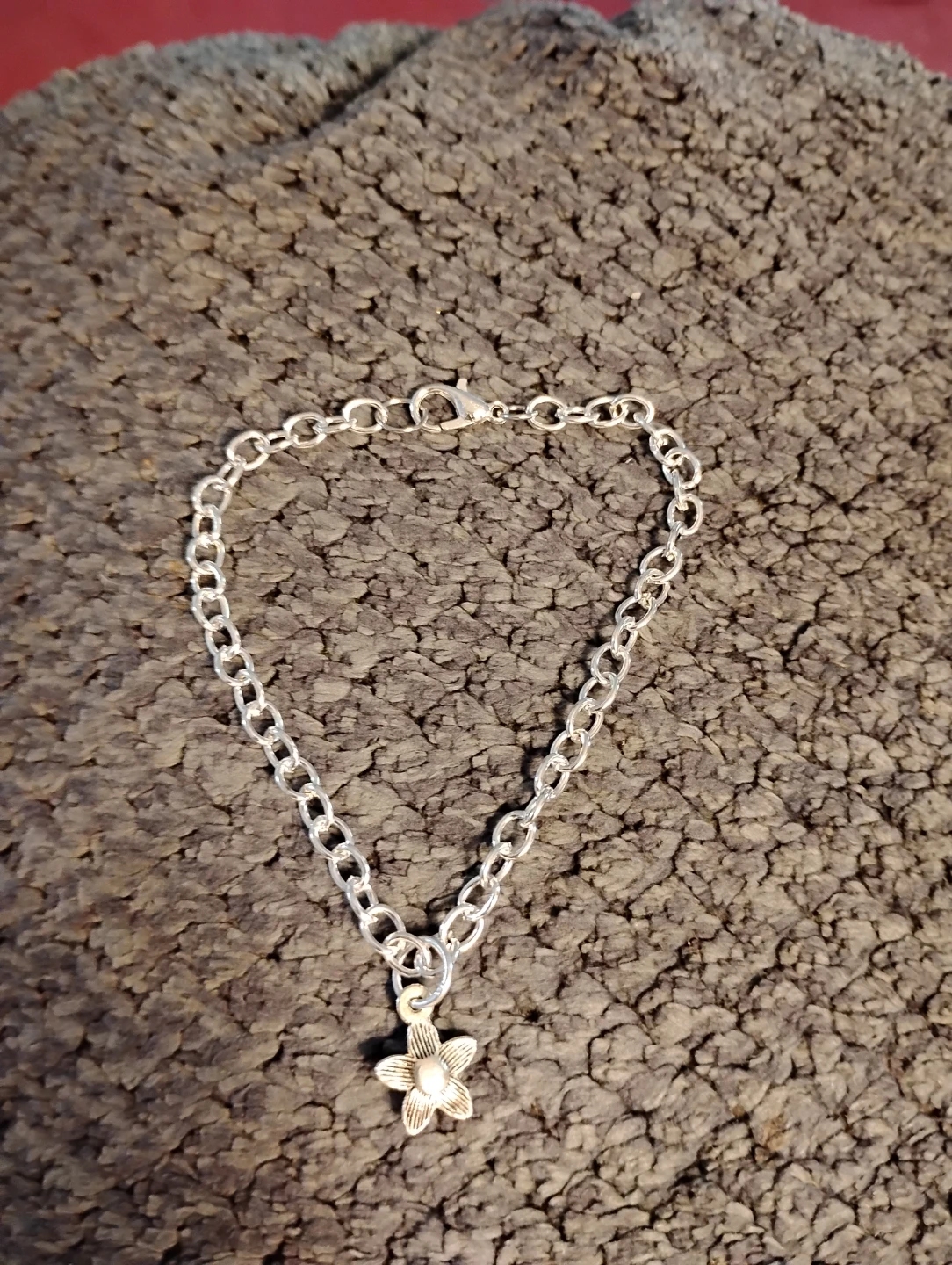 Silver Bracelet with Sunflower Charm - photo 3