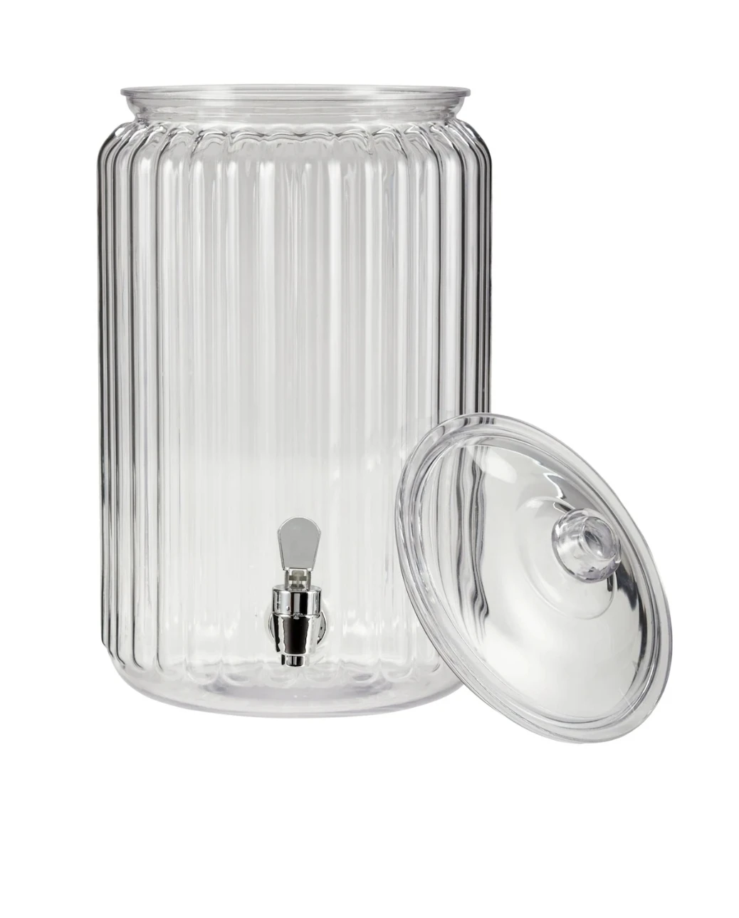 Clear Glass Beverage Dispenser with Spigot - photo 2