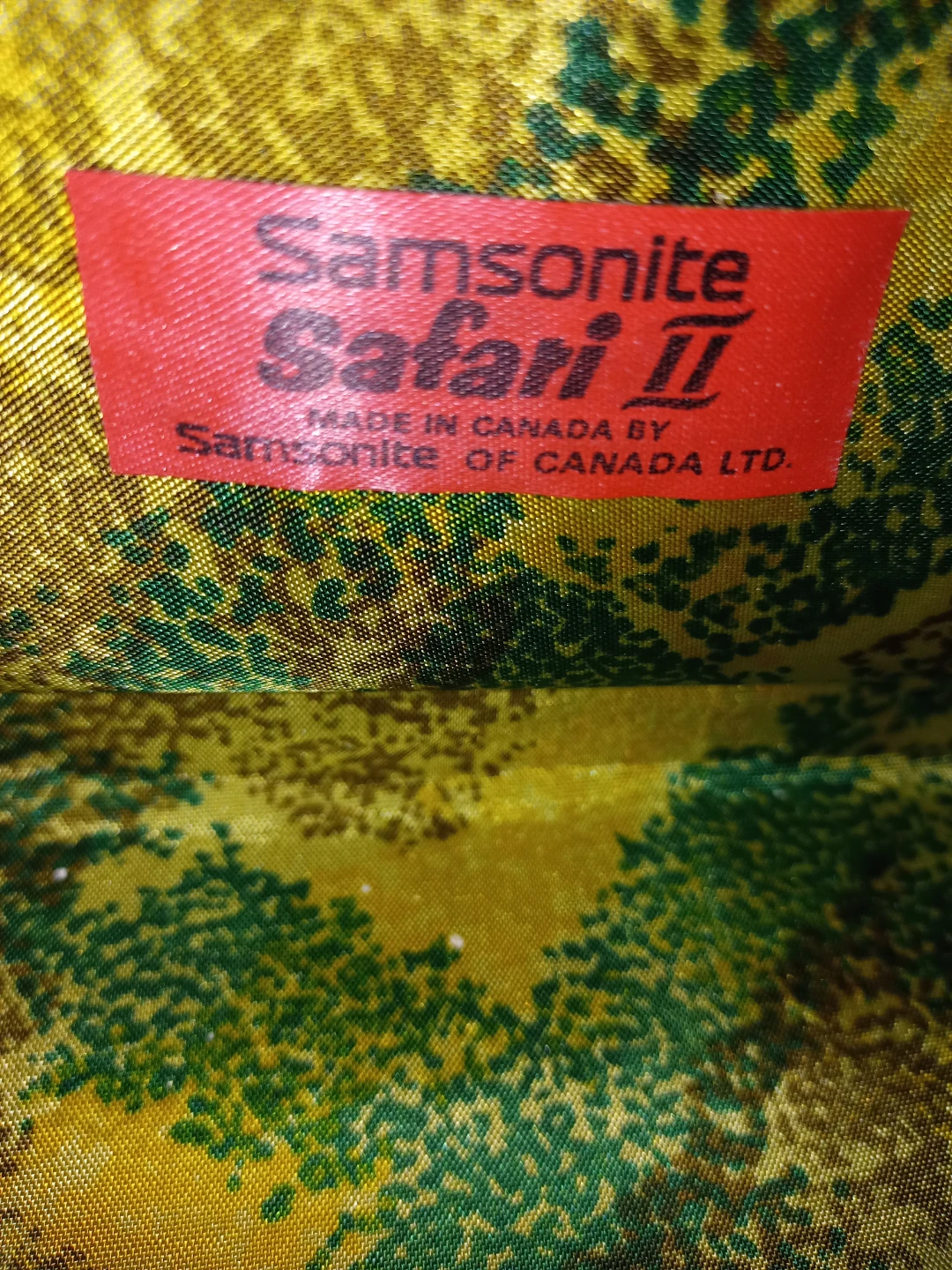 Vintage Luggage Samsonite Safari ll With Keys - photo 4