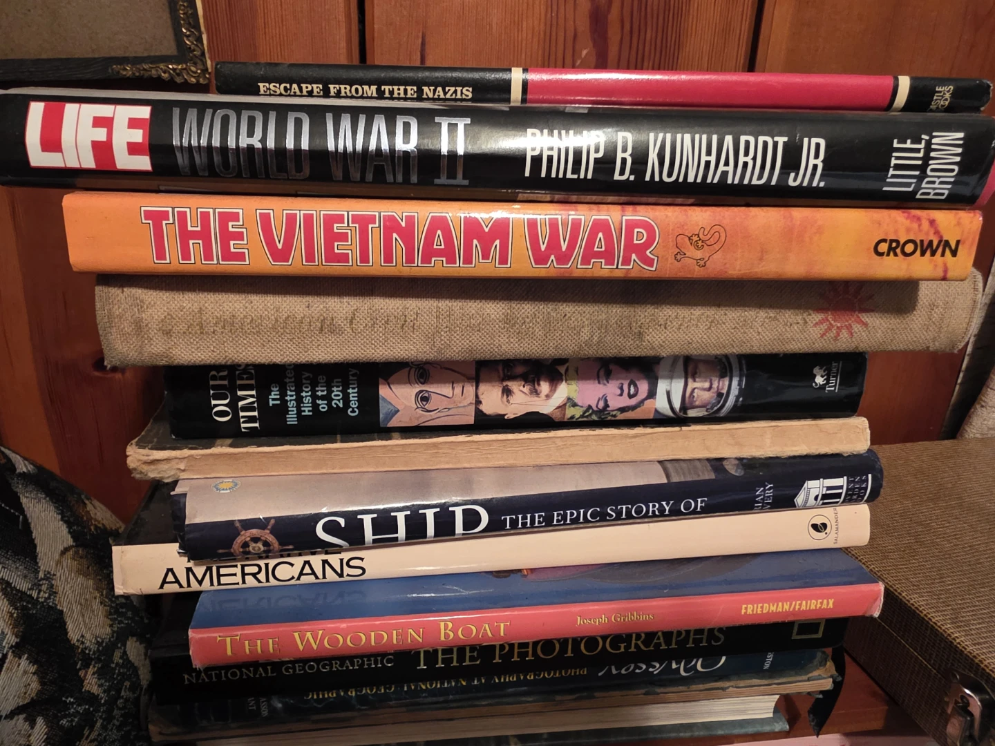 Lot of History Books: WWII, Vietnam War, and More