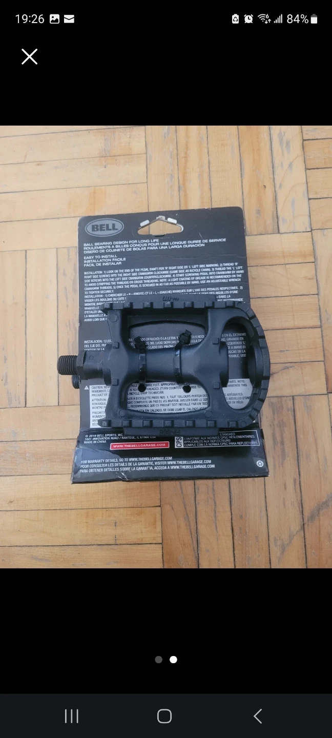 Bell Kicks 350 Universal Bicycle Pedal Set