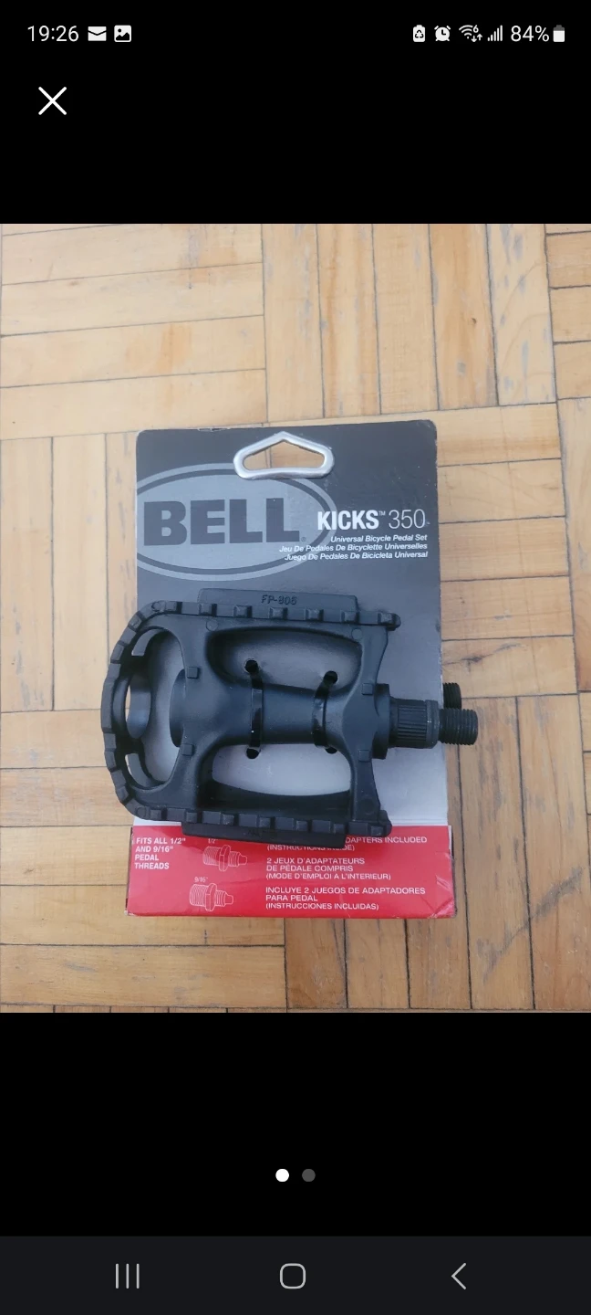 Bell Kicks 350 Universal Bicycle Pedal Set - photo 2