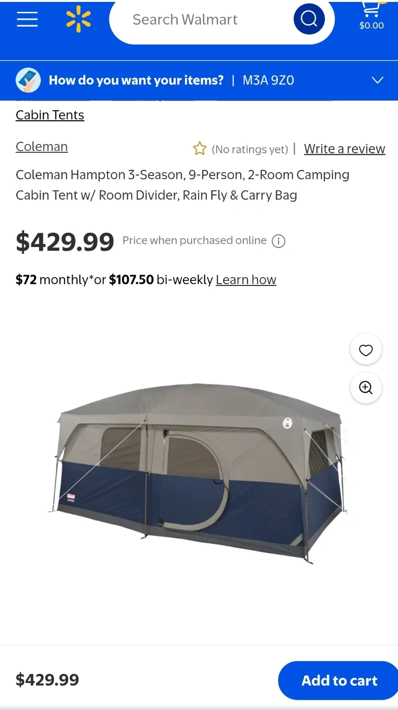 Coleman 3-Season 9-Person 2-Room Cabin Tent - photo 3