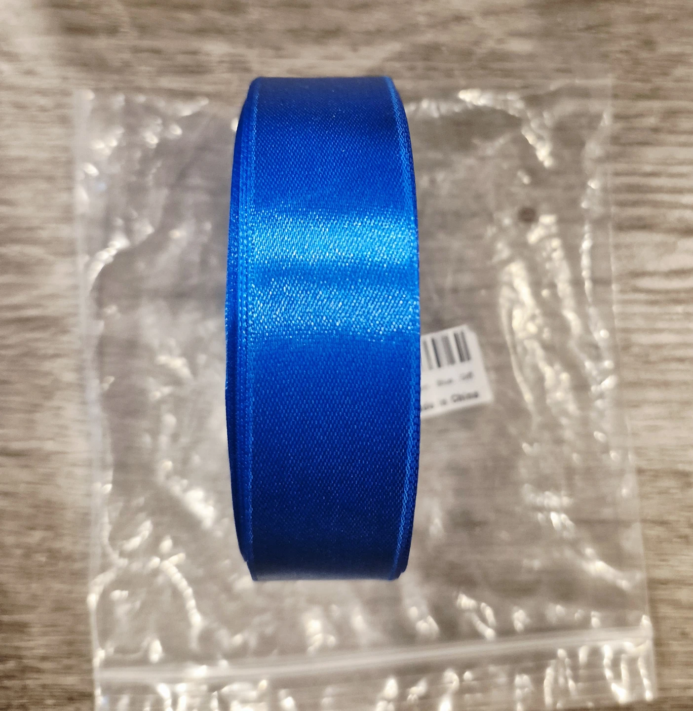 1" x 50 Yards Polyester Craft Ribbon - Blue - photo 3