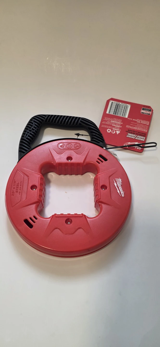 Milwaukee 25' x 1/8" Steel Fish Tape